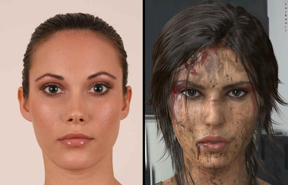 Хочу обратить внимание, в Shadow модель лица Лары стал ближе к версии конце...